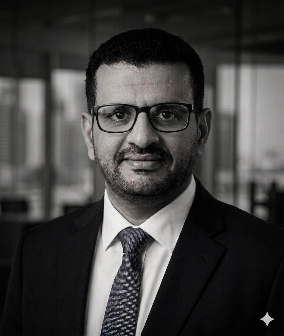 Portrait of Omer Mohammed, founder and CEO of SelfCustody21